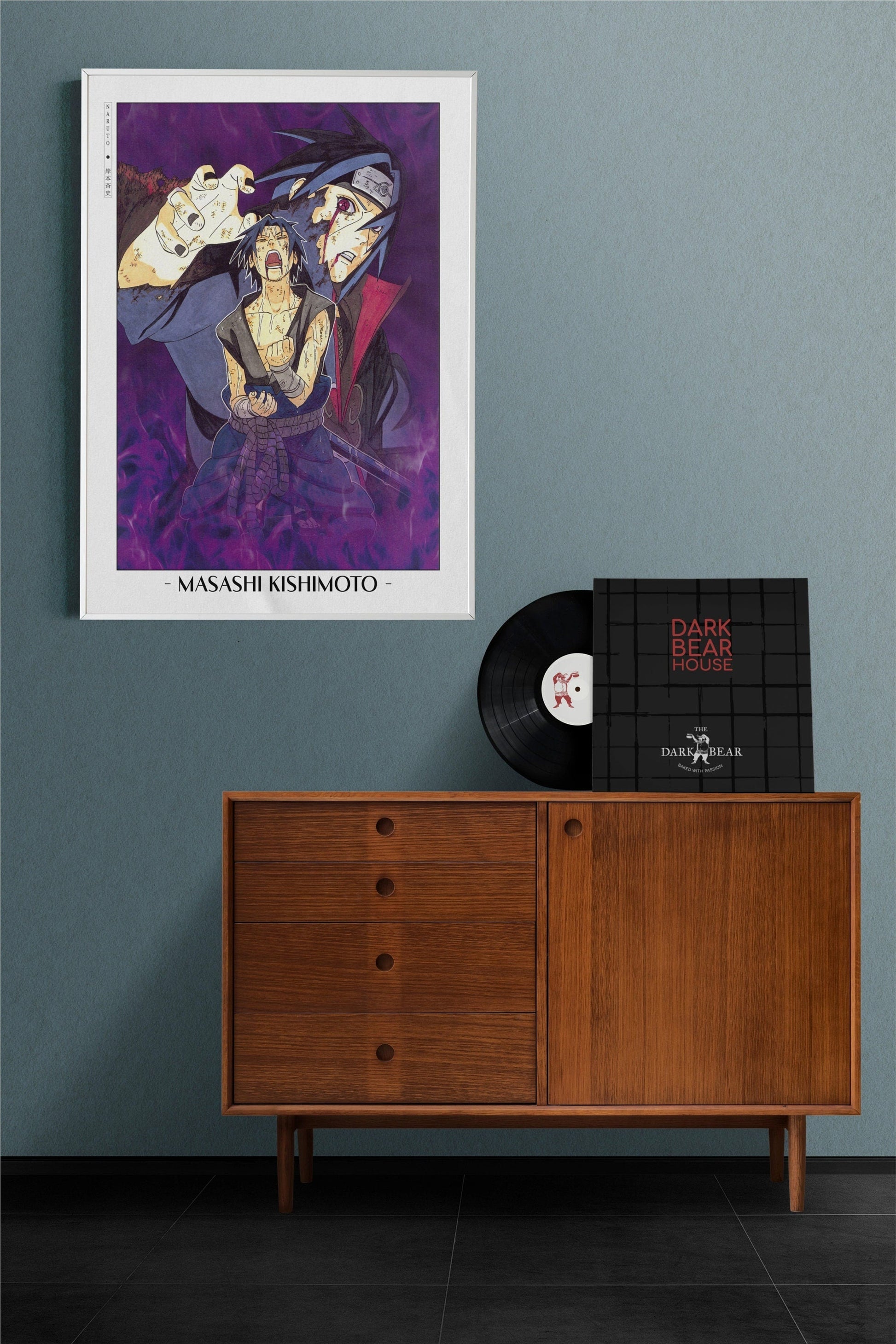 Experience the vibrant world of ninjas with this stunning manga wall art, showcasing the artistry of Masashi Kishimoto. Purchase online with Eastern Archivals.