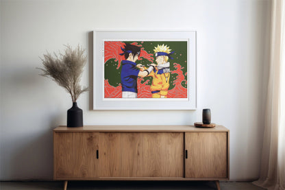 Explore the world of ninjas with dynamic manga wall art, capturing epic moments from the world of shinobi. Perfect for any manga lover's collection.