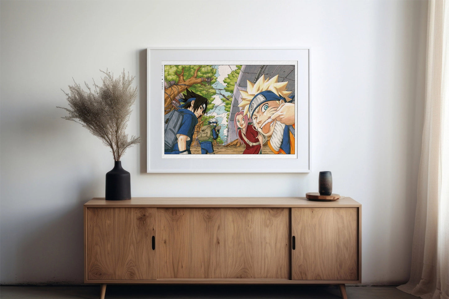 Explore the world of ninjas with dynamic manga wall art, capturing epic moments from the world of shinobi. Perfect for any manga lover's collection.