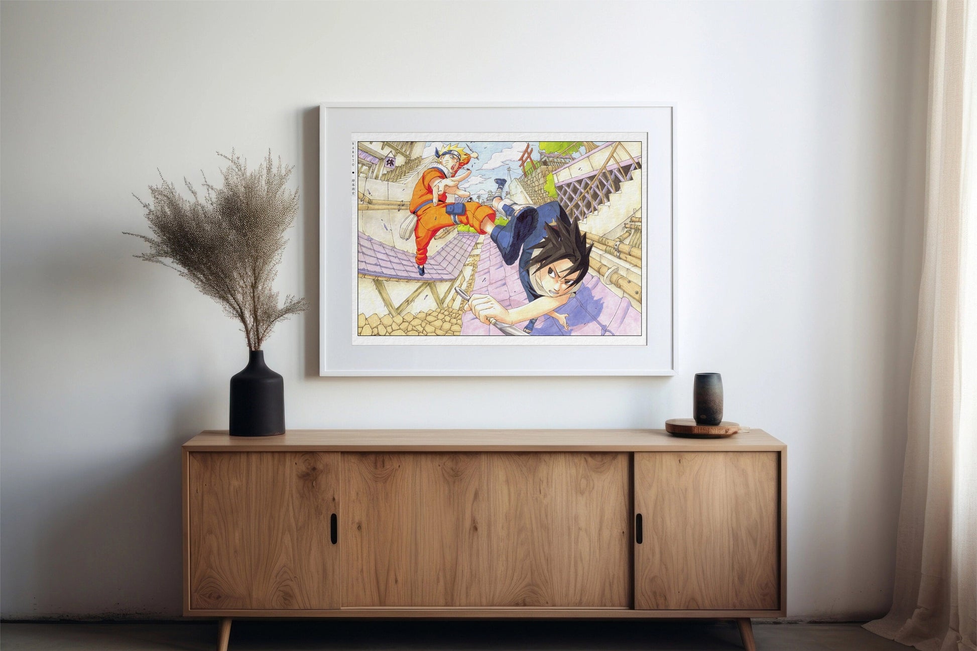 Explore the world of ninjas with dynamic manga wall art, capturing epic moments from the world of shinobi. Perfect for any manga lover's collection.