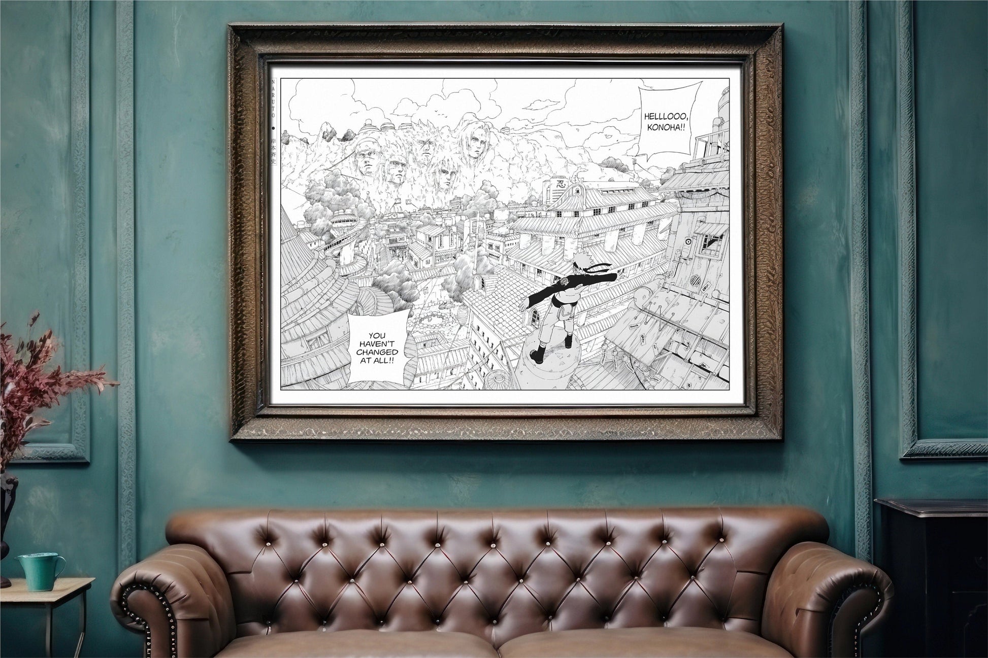 Explore the world of ninjas with dynamic manga wall art, capturing epic moments from the world of shinobi. Perfect for any manga lover's collection.