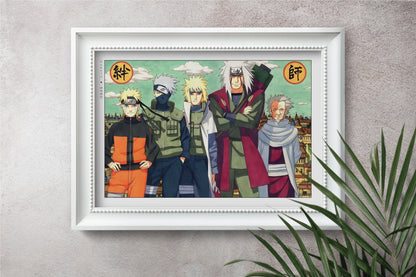 Explore the world of ninjas with dynamic manga wall art, capturing epic moments from the world of shinobi. Perfect for any manga lover's collection.