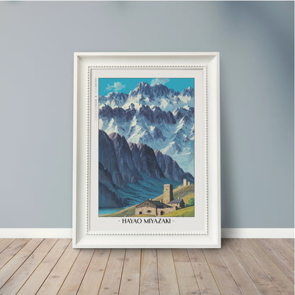 Experience the magic of Hayao MiyazakiÕs films with stunning Studio Ghibli art prints that bring his visionary worlds to life in your home.