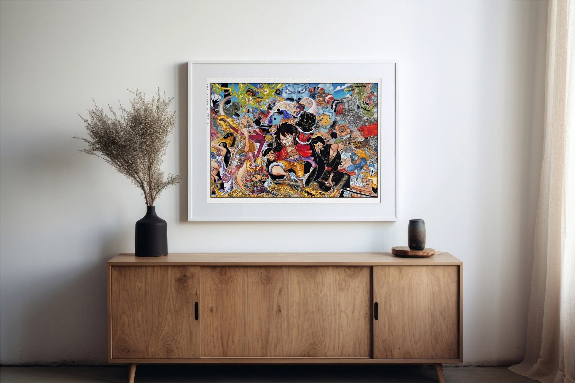 Capture the essence of adventure with our manga wall art, showcasing beloved characters from the world of pirates, bringing energy and life to any room.