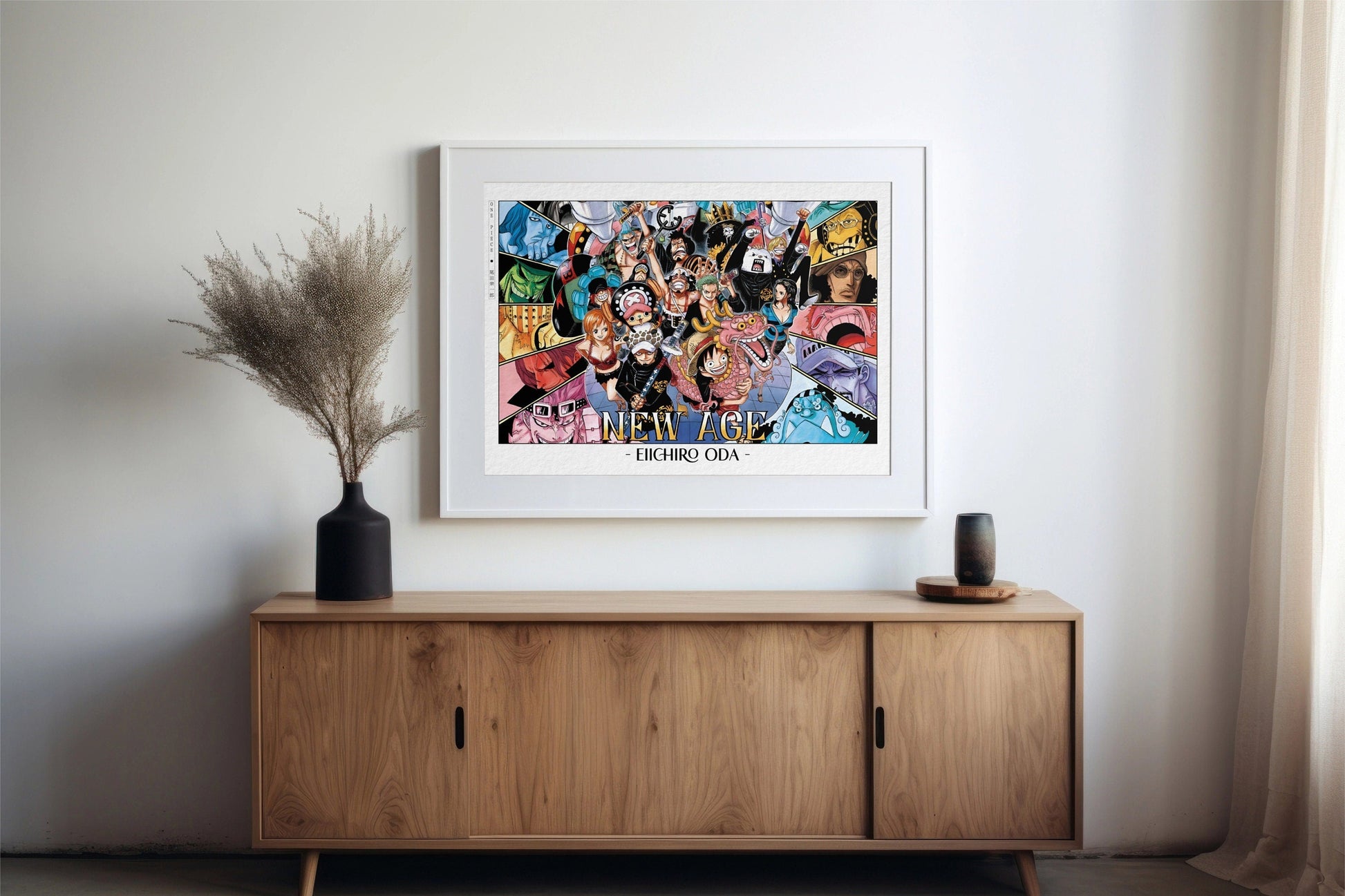 Explore the epic world of pirates with this shonen manga poster, showcasing the work of Oda. A tribute to his legendary storytelling - shop now.