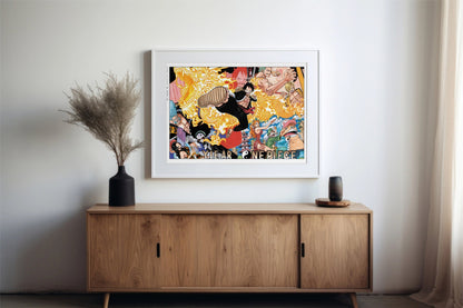 Capture the essence of adventure with our manga wall art, showcasing beloved characters from the world of pirates, bringing energy and life to any room.