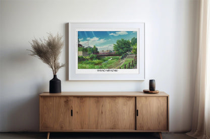 Experience the magic of Hayao MiyazakiÕs films with stunning Studio Ghibli art prints that bring his visionary worlds to life in your home.