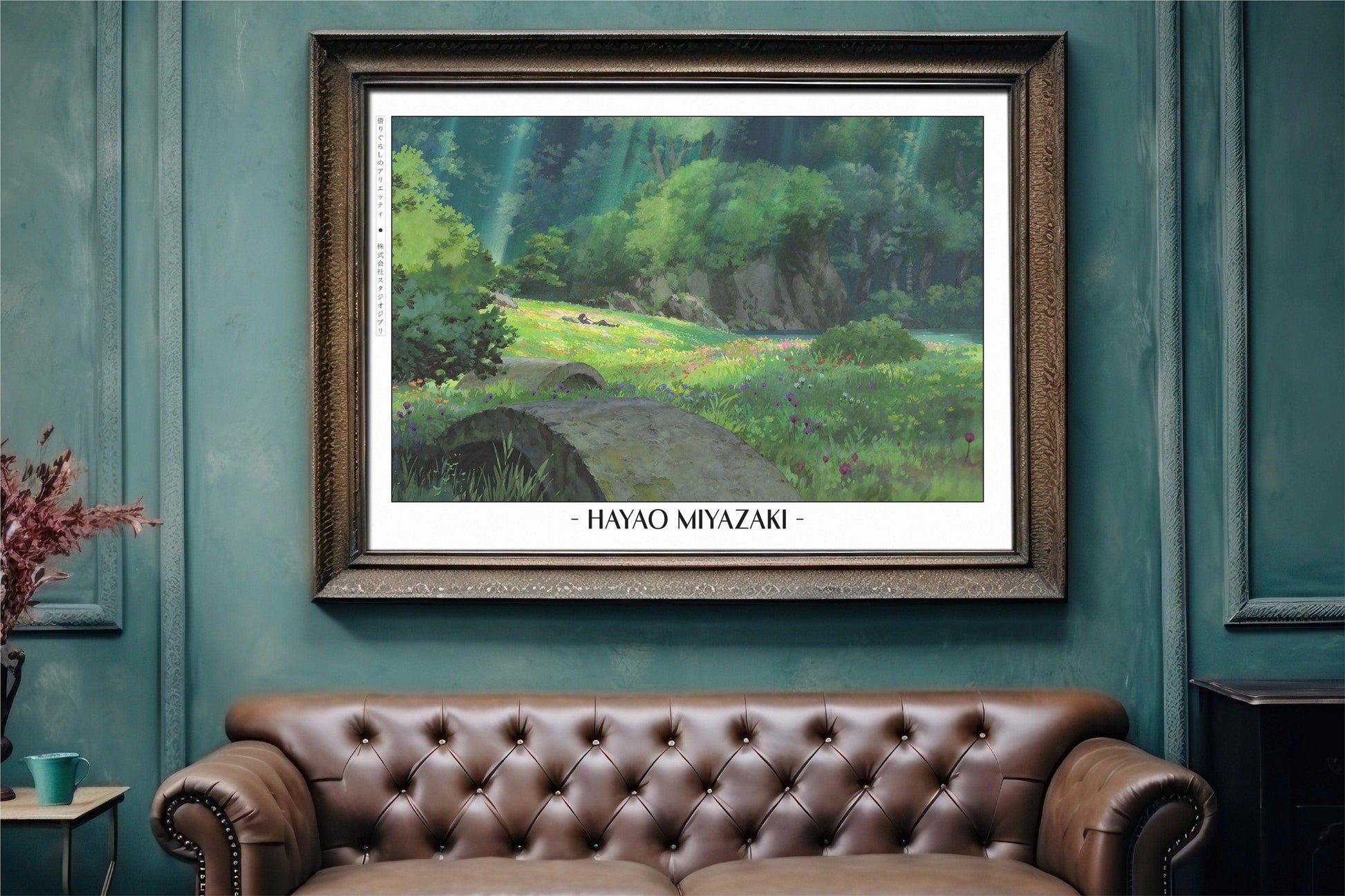 Experience the magic of Hayao MiyazakiÕs films with stunning Studio Ghibli art prints that bring his visionary worlds to life in your home.