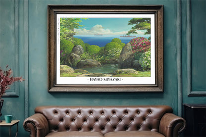 Experience the magic of Hayao MiyazakiÕs films with stunning Studio Ghibli art prints that bring his visionary worlds to life in your home.