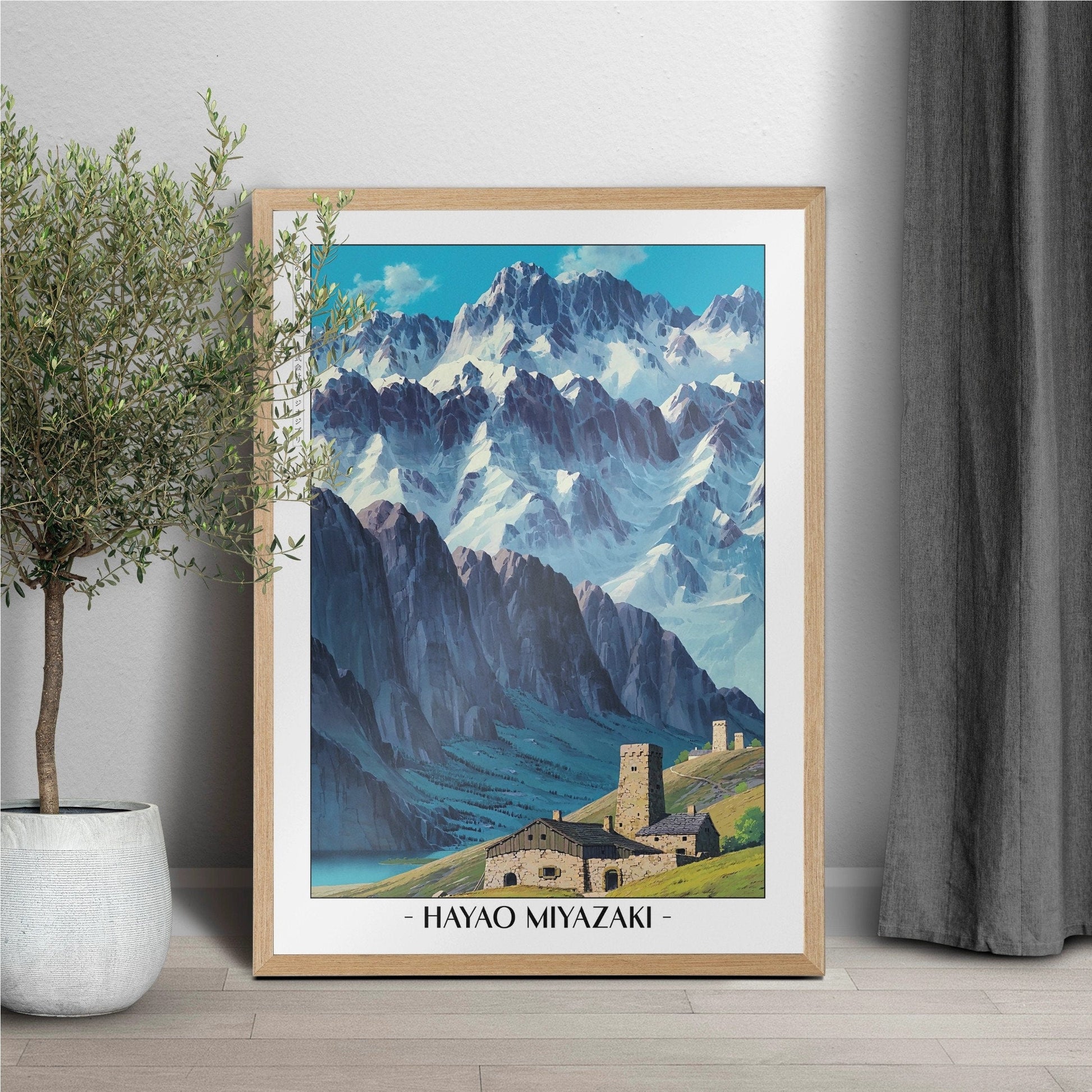 Experience the magic of Hayao MiyazakiÕs films with stunning Studio Ghibli art prints that bring his visionary worlds to life in your home.