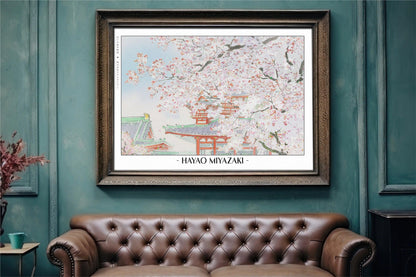 Experience the magic of Hayao MiyazakiÕs films with stunning Studio Ghibli art prints that bring his visionary worlds to life in your home.