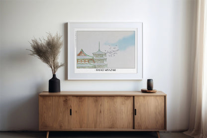 Experience the magic of Hayao MiyazakiÕs films with stunning Studio Ghibli art prints that bring his visionary worlds to life in your home.