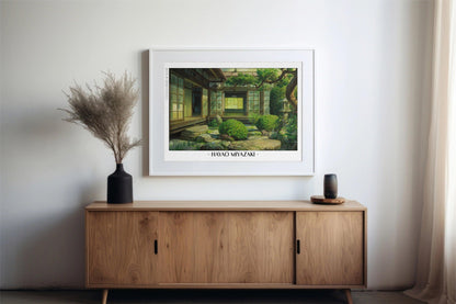 Experience the magic of Hayao MiyazakiÕs films with stunning Studio Ghibli art prints that bring his visionary worlds to life in your home.