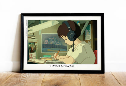 Experience the magic of Hayao MiyazakiÕs films with stunning Studio Ghibli art prints that bring his visionary worlds to life in your home.