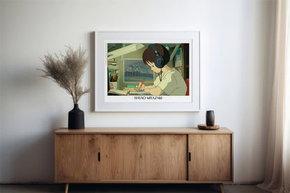 Experience the magic of Hayao MiyazakiÕs films with stunning Studio Ghibli art prints that bring his visionary worlds to life in your home.