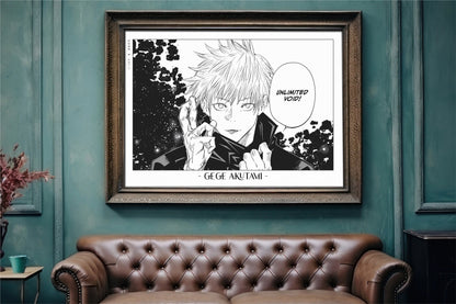 Bring the world of sorcerers to life with captivating anime wall art, featuring powerful characters and dynamic designs to elevate your space with bold energy.