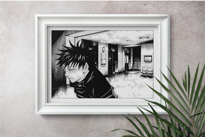 Explore stunning anime wall art with dynamic designs and captivating characters, bringing the energy and intensity of the series into your home decor.