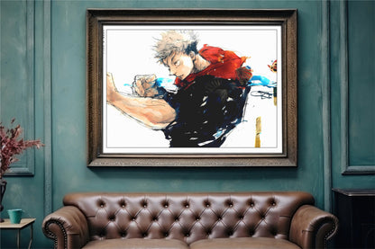 Explore stunning anime wall art with dynamic designs and captivating characters, bringing the energy and intensity of the series into your home decor.