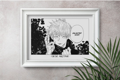 Bring the world of sorcerers to life with captivating anime wall art, featuring powerful characters and dynamic designs to elevate your space with bold energy.