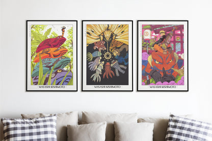 Transform your space with the Set of 3 Anime Poster Wall Art from Eastern Archivals. High-quality prints featuring iconic anime artwork to enhance your decor.