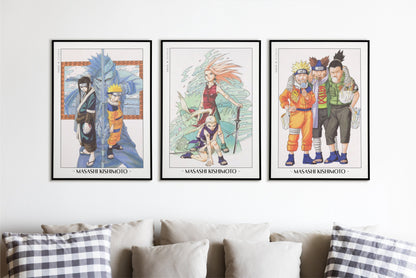 Transform your space with the Set of 3 Anime Poster Wall Art from Eastern Archivals. High-quality prints featuring iconic anime artwork to enhance your decor.