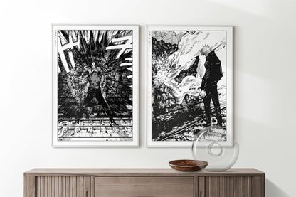 Experience the intensity of a world filled with sorcerers and cursed spirits. Our anime wall art collection brings the energy and spirit of this series to life.