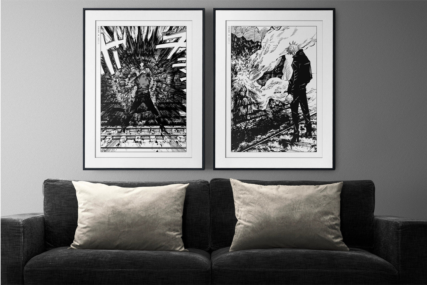 Experience the intensity of a world filled with sorcerers and cursed spirits. Our anime wall art collection brings the energy and spirit of this series to life.