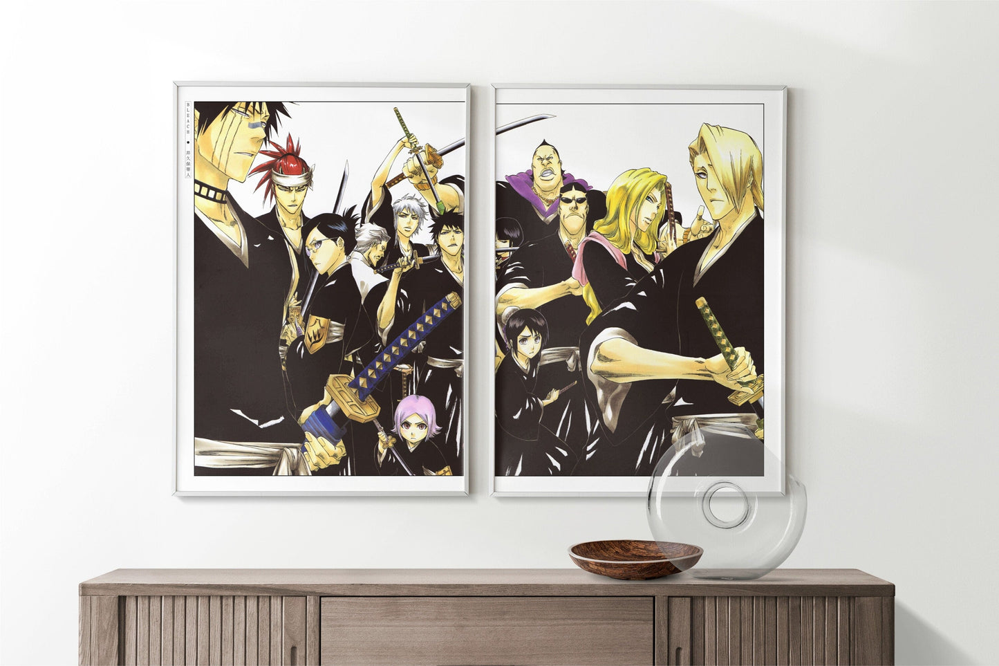 Immerse yourself in the world of soul reapers and spirits with our manga wall art collection, capturing the action and emotion of this iconic series.