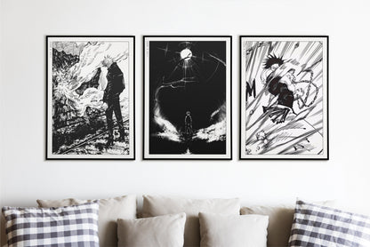 Transform your space with the Set of 3 Anime Poster Wall Art from Eastern Archivals. High-quality prints featuring iconic anime artwork to enhance your decor.