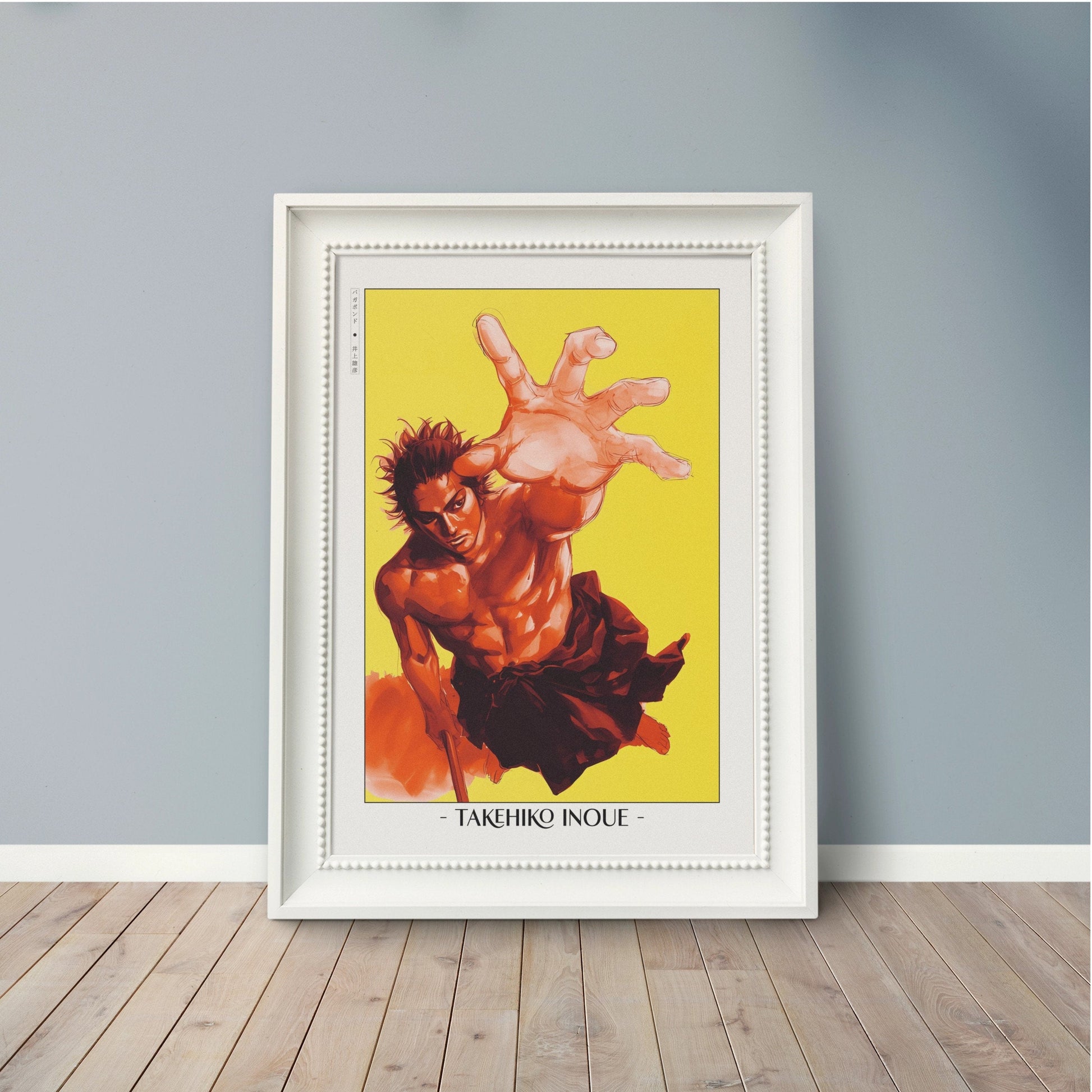 Explore Vagabond manga wall art by Takehiko Inoue. High-quality prints featuring legendary characters like Miyamoto Musashi and Sasaki Kojiro.