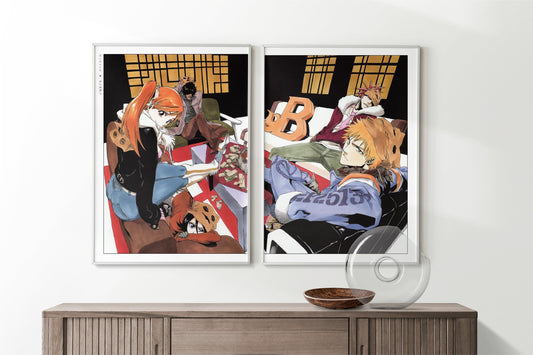 Immerse yourself in the world of soul reapers and spirits with our manga wall art collection, capturing the action and emotion of this iconic series.