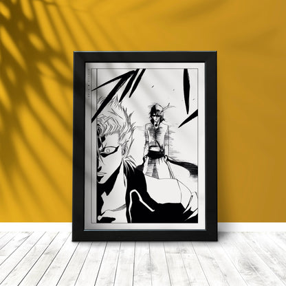 Explore the world of soul reapers and hollow battles with our striking anime wall art, capturing the intense action and emotions from this iconic manga series.