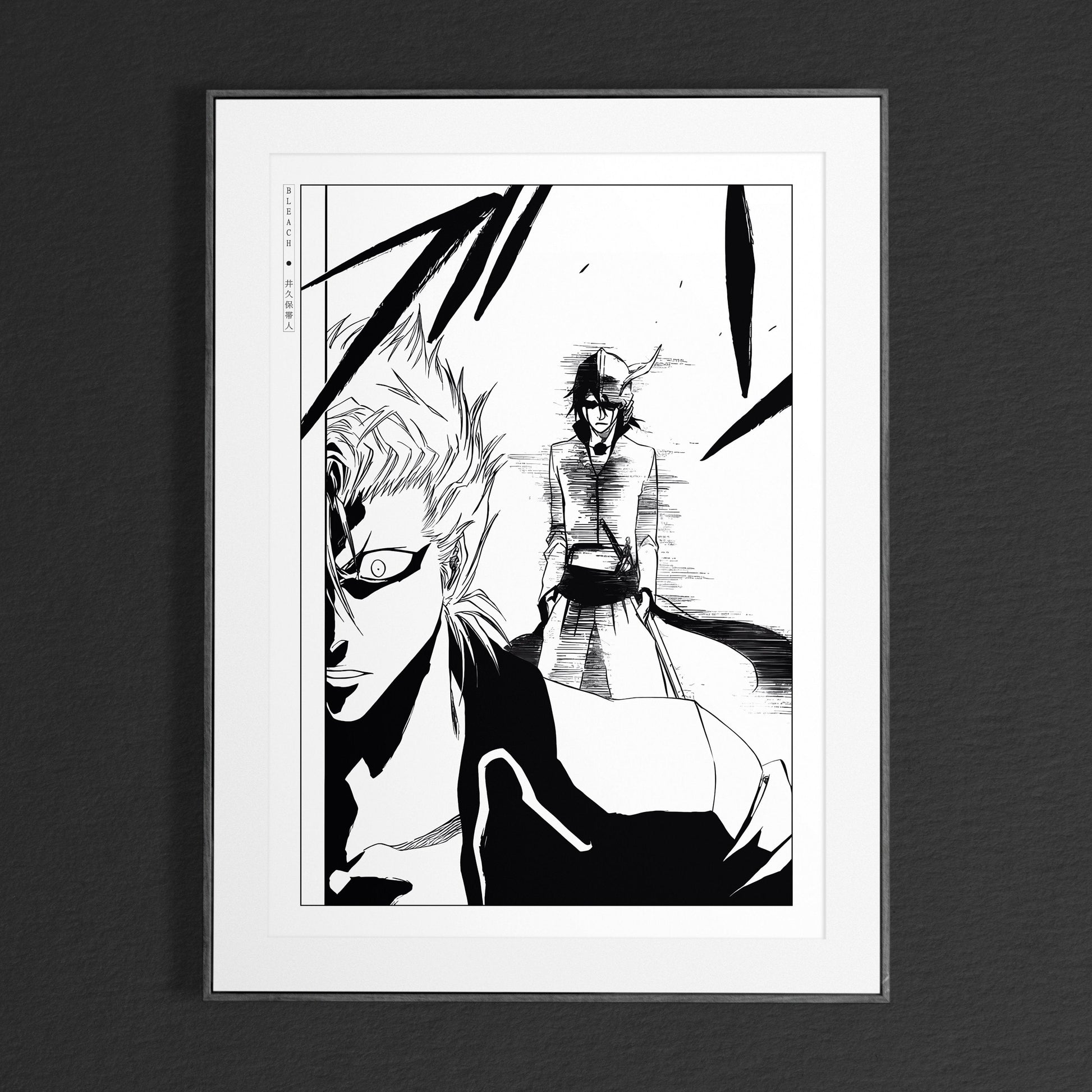 Explore the world of soul reapers and hollow battles with our striking anime wall art, capturing the intense action and emotions from this iconic manga series.