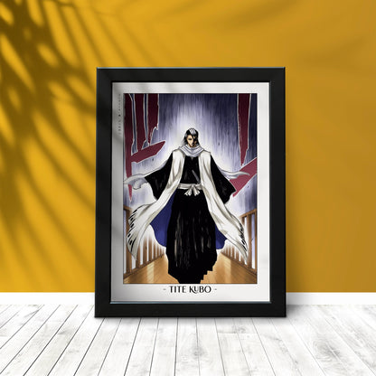 Celebrate Tite Kubo's masterful storytelling with this anime wall art, showcasing the world of Soul Reapers and its unforgettable characters.