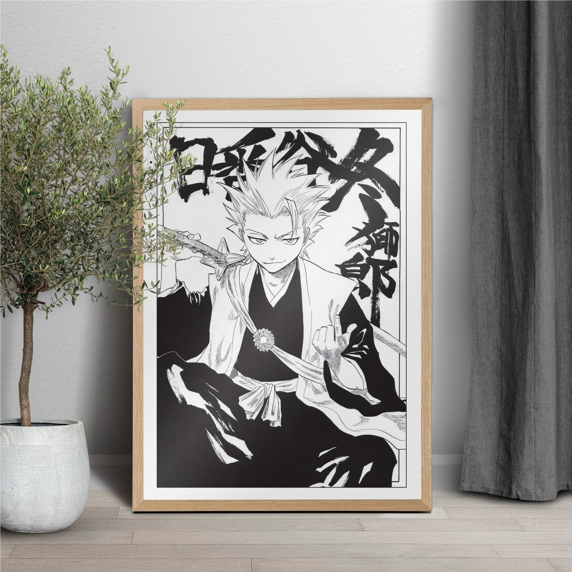 Explore the world of soul reapers and hollow battles with our striking anime wall art, capturing the intense action and emotions from this iconic manga series.