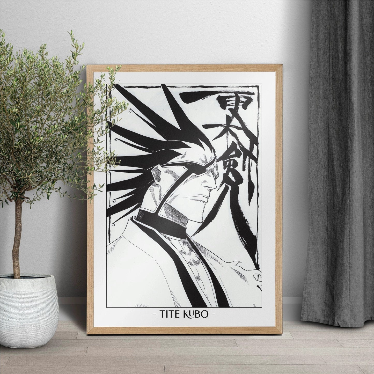 Celebrate Tite Kubo's masterful storytelling with this anime wall art, showcasing the world of Soul Reapers and its unforgettable characters.