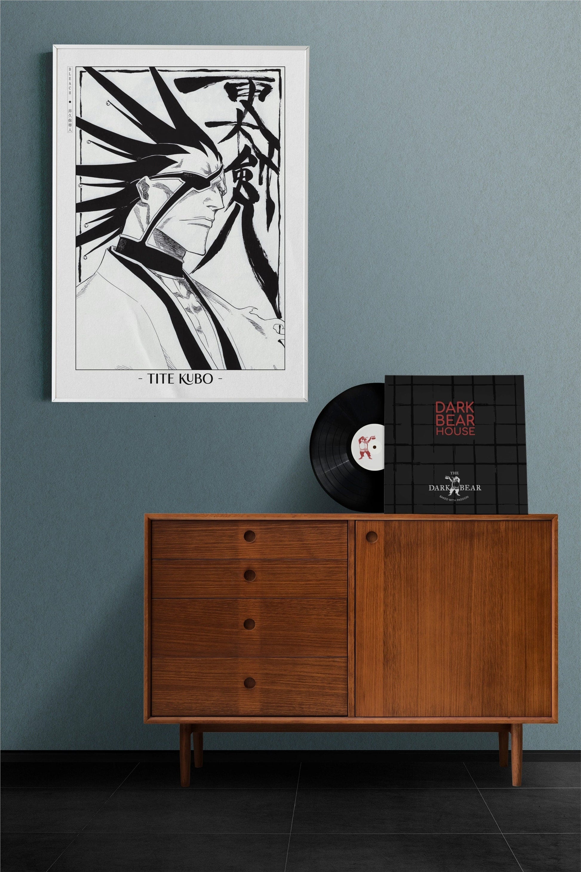 Celebrate Tite Kubo's masterful storytelling with this anime wall art, showcasing the world of Soul Reapers and its unforgettable characters.