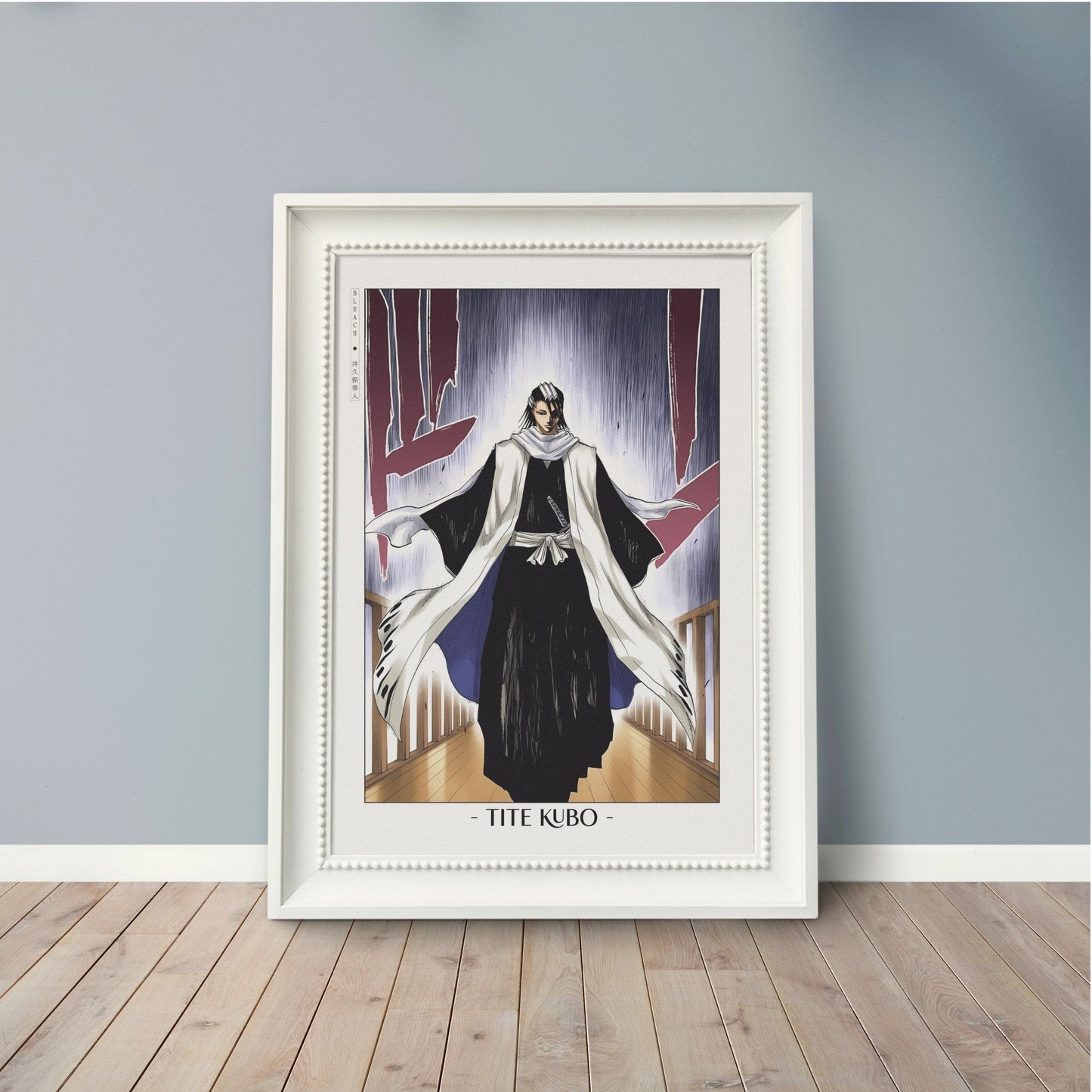 Celebrate Tite Kubo's masterful storytelling with this anime wall art, showcasing the world of Soul Reapers and its unforgettable characters.