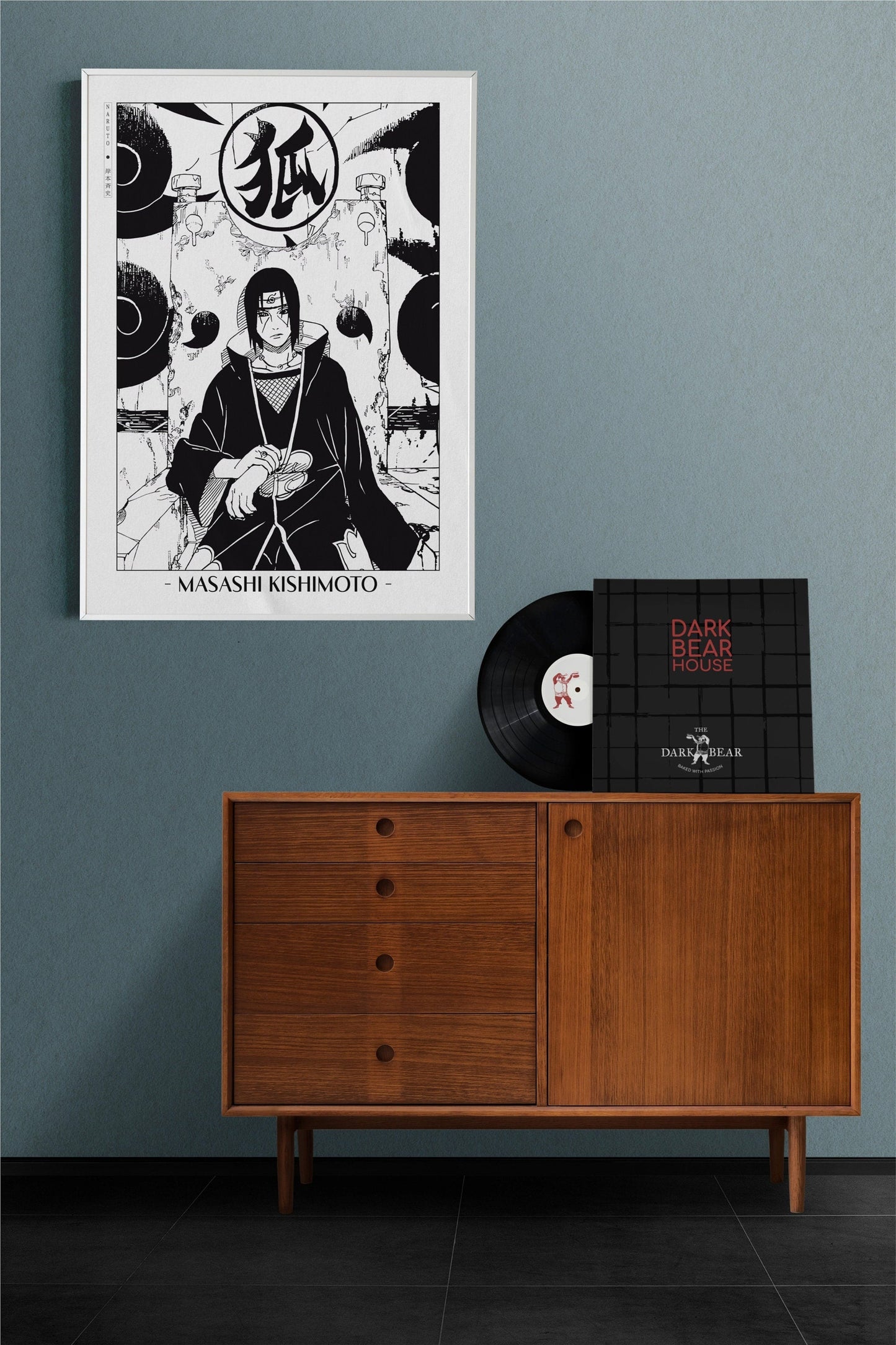 Experience the vibrant world of ninjas with this stunning manga wall art, showcasing the artistry of Masashi Kishimoto. Purchase online with Eastern Archivals.