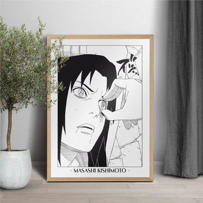 Experience the vibrant world of ninjas with this stunning manga wall art, showcasing the artistry of Masashi Kishimoto. Purchase online with Eastern Archivals.