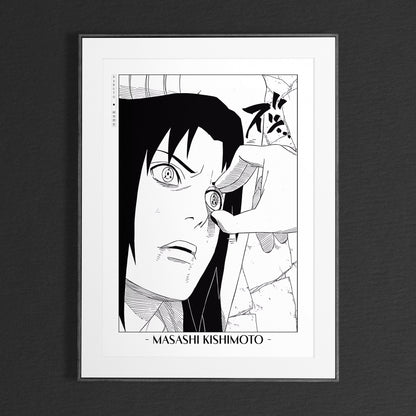 Experience the vibrant world of ninjas with this stunning manga wall art, showcasing the artistry of Masashi Kishimoto. Purchase online with Eastern Archivals.