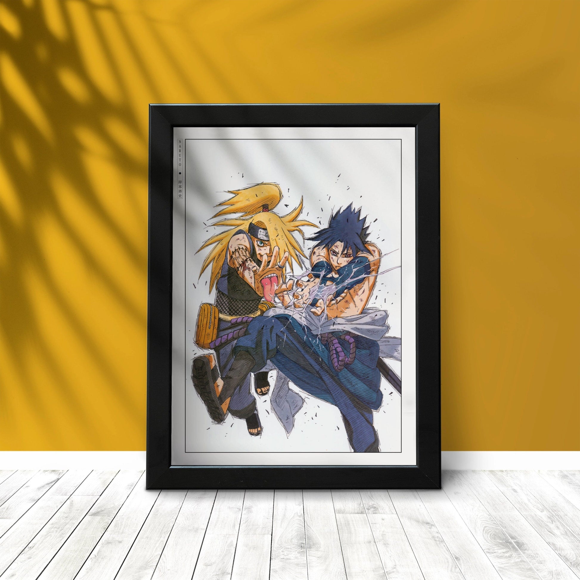 Explore the world of ninjas with dynamic manga wall art, capturing epic moments from the world of shinobi. Perfect for any manga lover's collection.