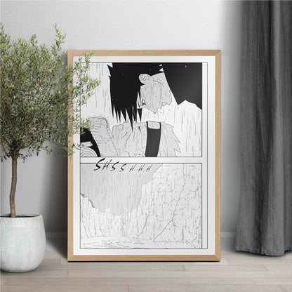 Explore the world of ninjas with dynamic manga wall art, capturing epic moments from the world of shinobi. Perfect for any manga lover's collection.