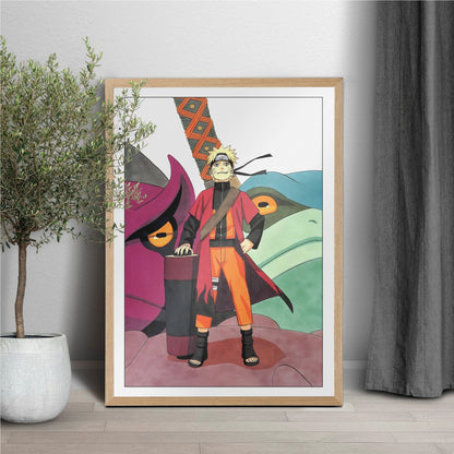 Explore the world of ninjas with dynamic manga wall art, capturing epic moments from the world of shinobi. Perfect for any manga lover's collection.