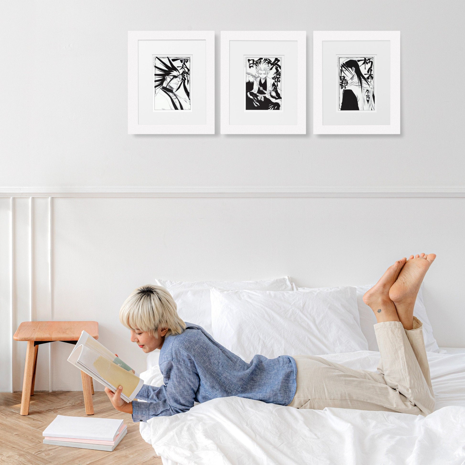 Transform your space with the Set of 3 Anime Poster Wall Art from Eastern Archivals. High-quality prints featuring iconic anime artwork to enhance your decor.