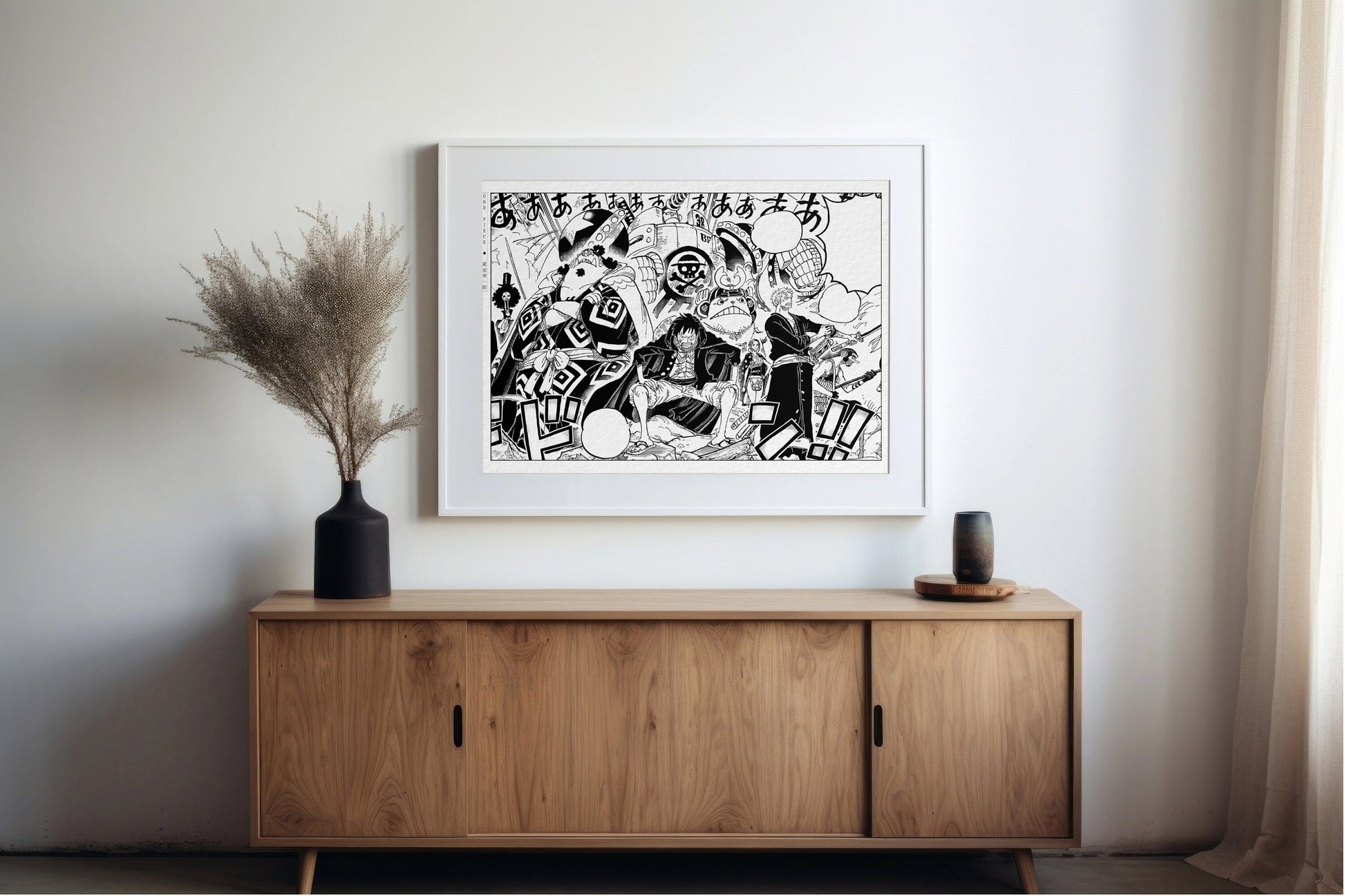 Capture the essence of adventure with our manga wall art, showcasing beloved characters from the world of pirates, bringing energy and life to any room.