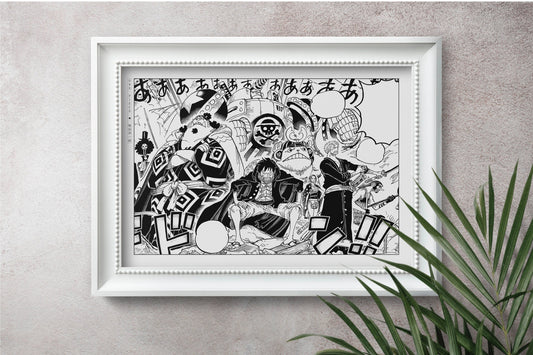 Capture the essence of adventure with our manga wall art, showcasing beloved characters from the world of pirates, bringing energy and life to any room.