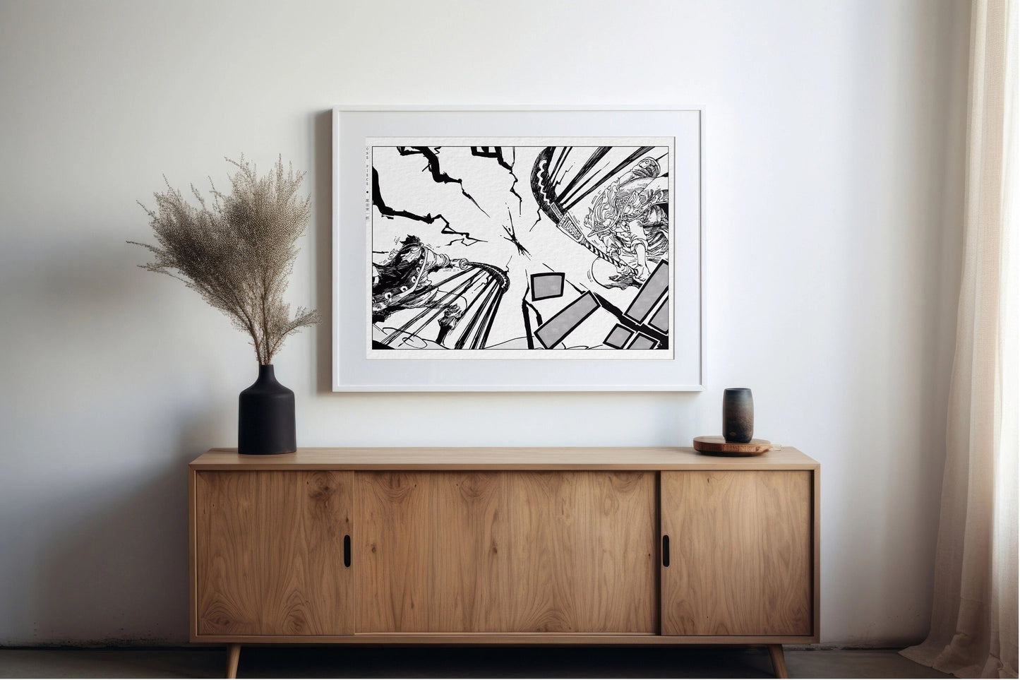 Capture the essence of adventure with our manga wall art, showcasing beloved characters from the world of pirates, bringing energy and life to any room.