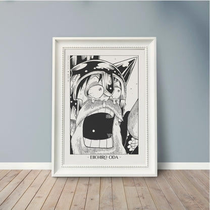 Explore the epic world of pirates with this shonen manga poster, showcasing the work of Oda. A tribute to his legendary storytelling - shop now.