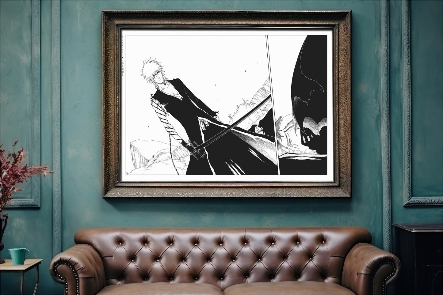 Explore the world of soul reapers and hollow battles with our striking anime wall art, capturing the intense action and emotions from this iconic manga series.